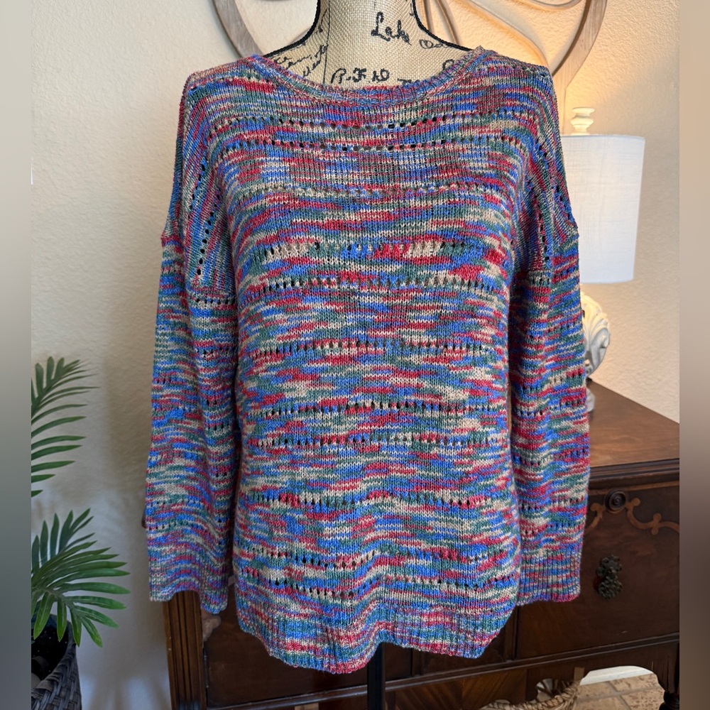 Cable & Gauge Multicolor Knit Sweater